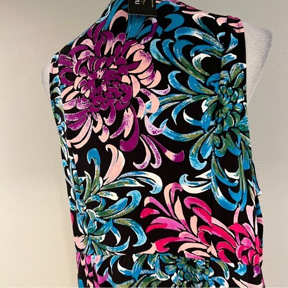 Nicole Miller Floral Sleeveless plus size Dress size 16 - Picture 7 of 13